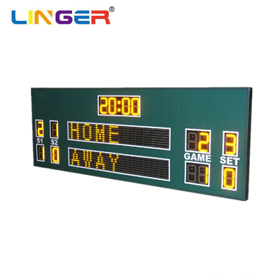 Tabellone segnapunti senza fili principale elettronico di Digital di ping-pong con il nome su misura del club
